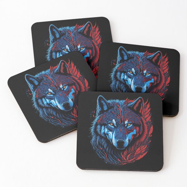 Item preview, The wise wolf two color designed and sold by Vectorio.