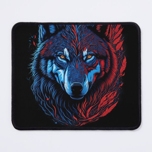 Item preview, The wise wolf two color designed and sold by Vectorio.
