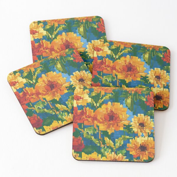 Item preview,  Flowers to the Pixel; Sunflowers designed and sold by impactartanime.