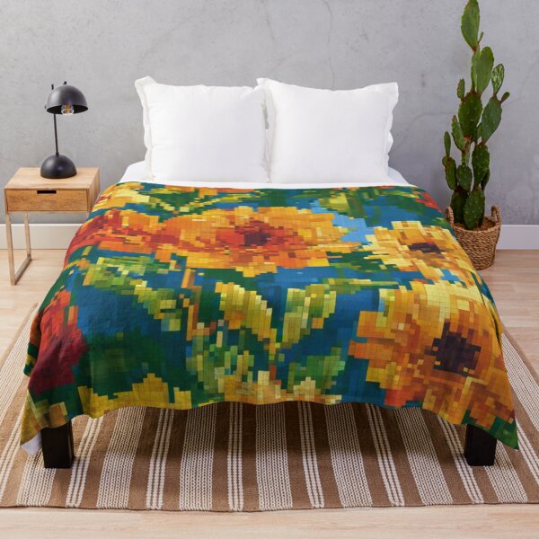 Item preview, Flowers to the Pixel; Sunflowers designed and sold by impactartanime.
