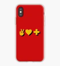 Vinilo o funda para iPhone Paz, Amor y Positividad - Cita Lógica