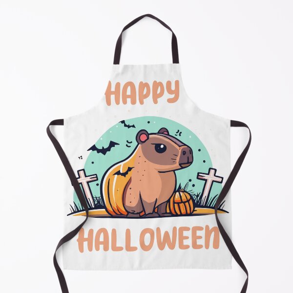 Item preview, Cute capybara with bats halloween designed and sold by Jakub Nowak.