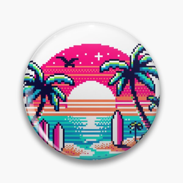Item preview, Pixelated Paradise Escape designed and sold by PixelPunkster.