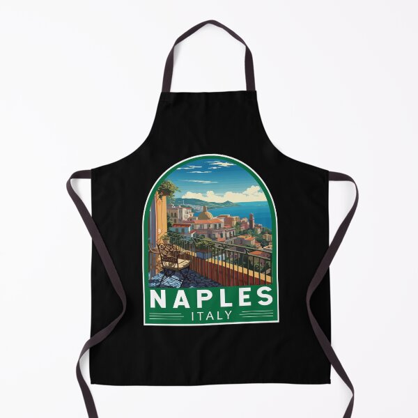 Item preview, Naples Italy Travel Art Emblem designed and sold by KrisSidDesigns.