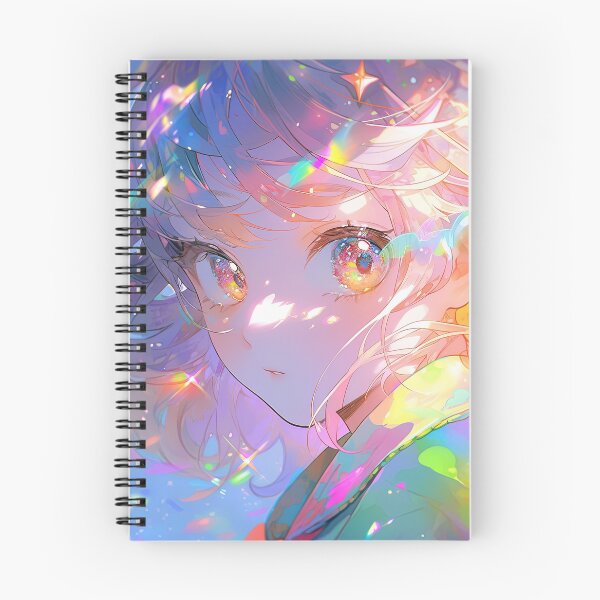 Item preview, Beautiful Bright Rainbow Light Anime Girl designed and sold by bubblegoth.