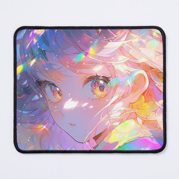 Item preview, Beautiful Bright Rainbow Light Anime Girl designed and sold by bubblegoth.
