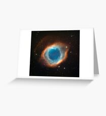 The Helix Nebula Space Photo Greeting Card