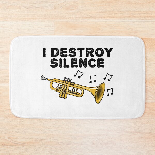Item preview, Trumpet, I Destroy Silence, Trumpeter Brass Musician designed and sold by doodlerob.