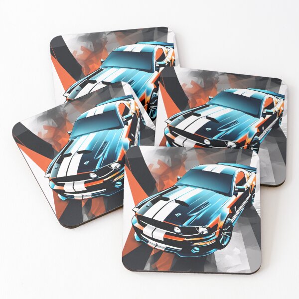 Artikelvorschau, Moderner Ford Mustang Poster Design entworfen und verkauft von Salimgor Hangaround Music.