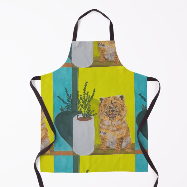 Item preview, Chow chow and Olive plant pot  designed and sold by Kiruthikaarts.