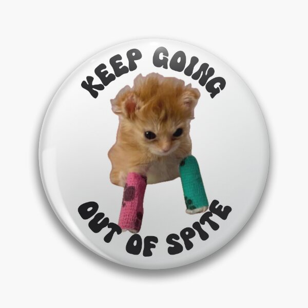 Item preview, Keep Going Out of Spite Black designed and sold by Jajulile.
