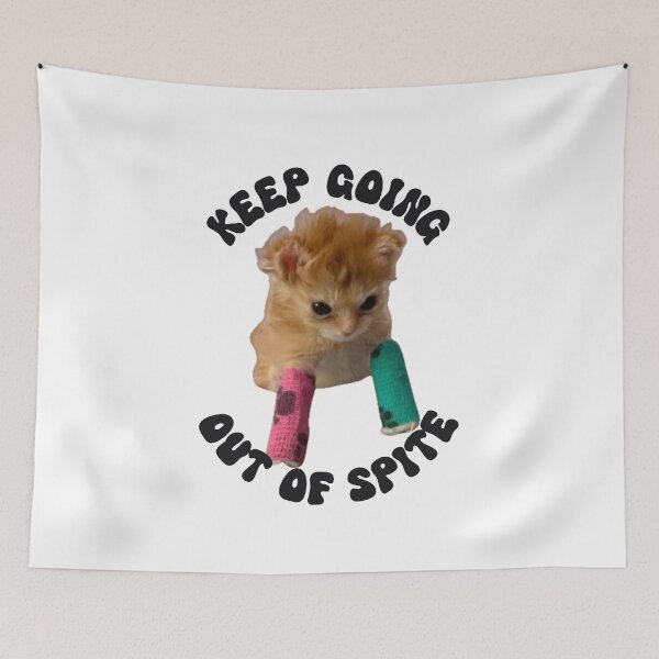 Item preview, Keep Going Out of Spite Black designed and sold by Jajulile.