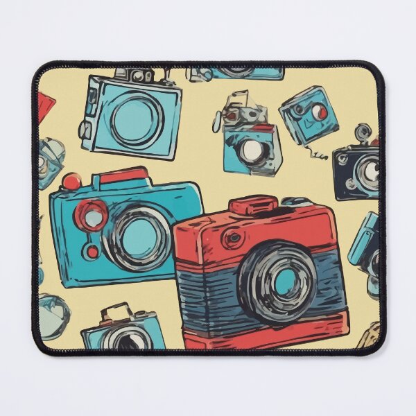 Item preview, Retro Cameras Illustration Pattern designed and sold by PuffM.
