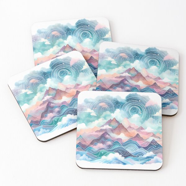 Item preview, Sea of mountains designed and sold by saberwolfbeast.