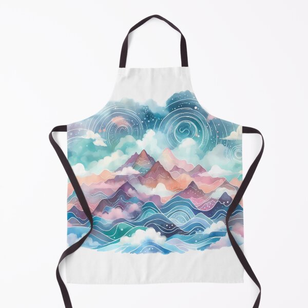 Item preview, Sea of mountains designed and sold by saberwolfbeast.