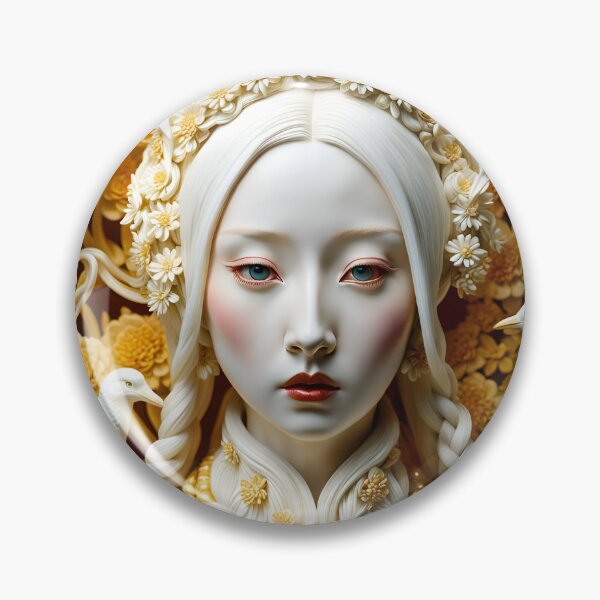 Item preview, Haruka Ayase In alabaster with birds  designed and sold by JosieandRose.