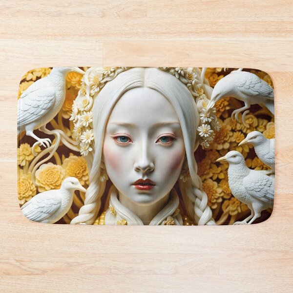 Item preview, Haruka Ayase In alabaster with birds  designed and sold by JosieandRose.