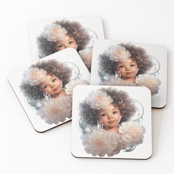 Item preview, Child surrounded by roses designed and sold by AI-Only Creations.
