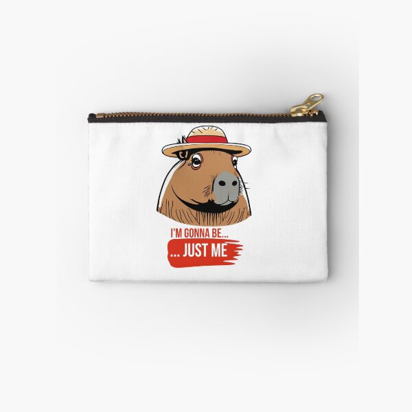 Item preview, Strawhat Capybara - One Piece Funny quote in red designed and sold by happy-capy.