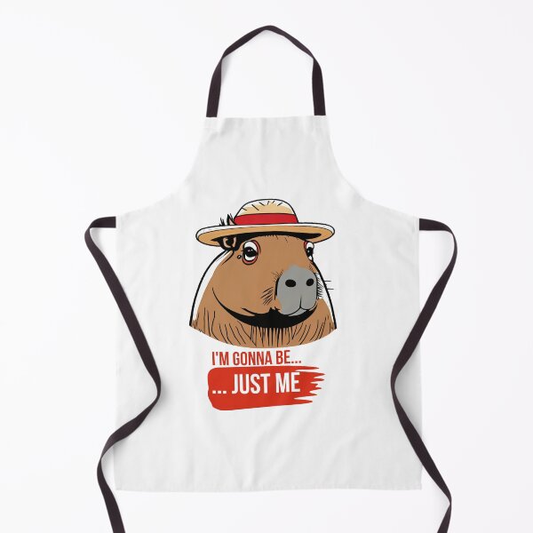 Item preview, Strawhat Capybara - One Piece Funny quote in red designed and sold by happy-capy.