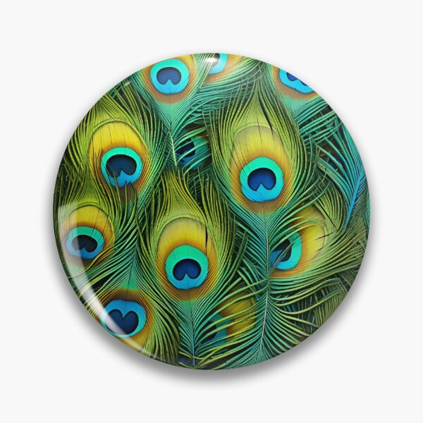 Item preview, stunning colorful peacock feather art print designed and sold by dcrc.