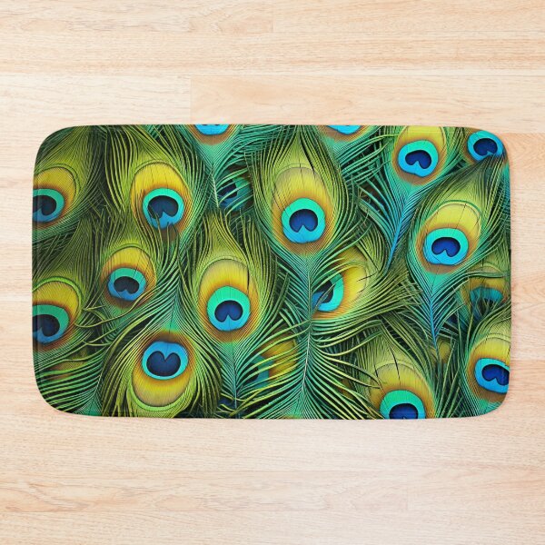 Item preview, stunning colorful peacock feather art print designed and sold by dcrc.