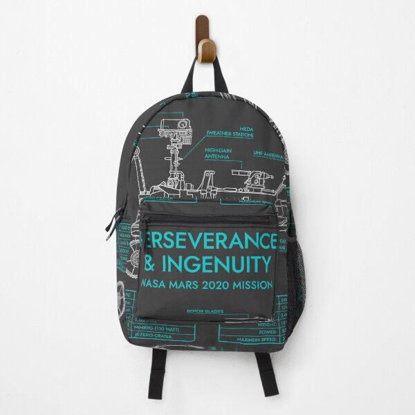 Item preview, Perseverance & Ingenuity - MARS 2020 (Grey and Turquoise Blueprint) designed and sold by BGALAXY.