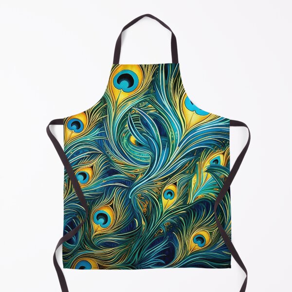 Item preview, stunning colorful peacock feather art print designed and sold by dcrc.
