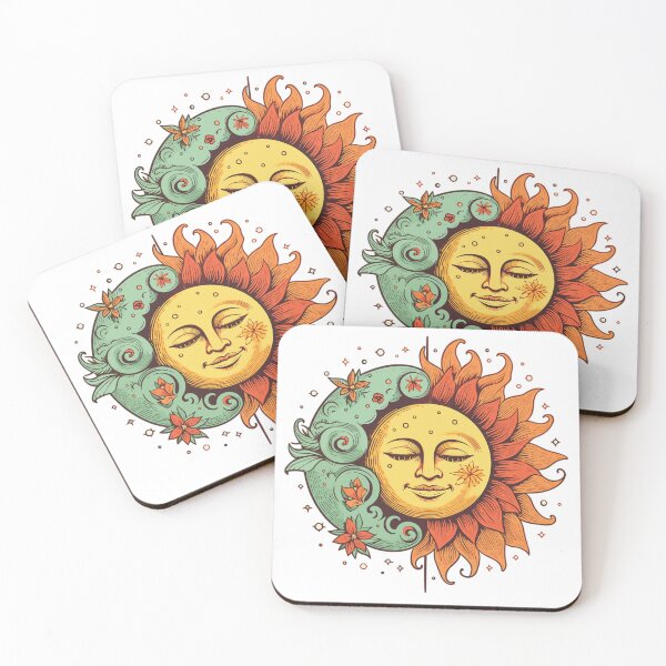Item preview, Retro Sun and Moon designed and sold by RetroPrints.