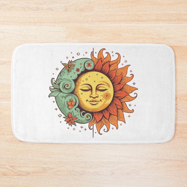 Item preview, Retro Sun and Moon designed and sold by RetroPrints.