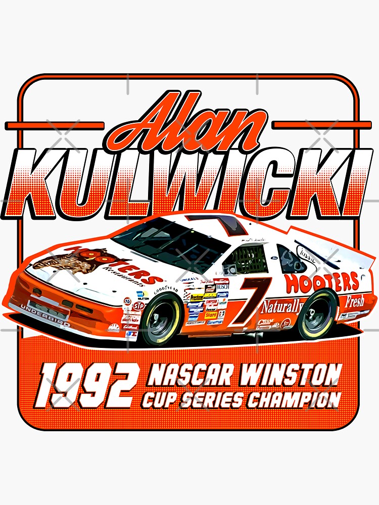 Alan Kulwicki 1992 Nascar Champion 90s retro style | Sticker