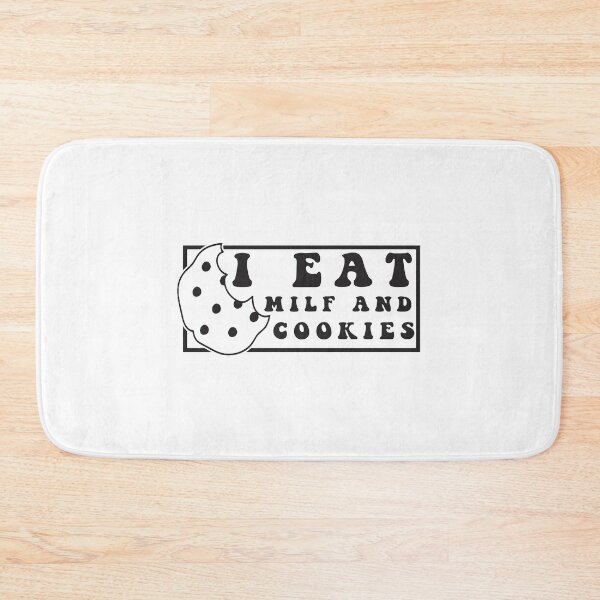 Item preview, I Eat Milf and Cookies Sticker Funny Adult Memes Joke Humor Quote designed and sold by Jesticker.