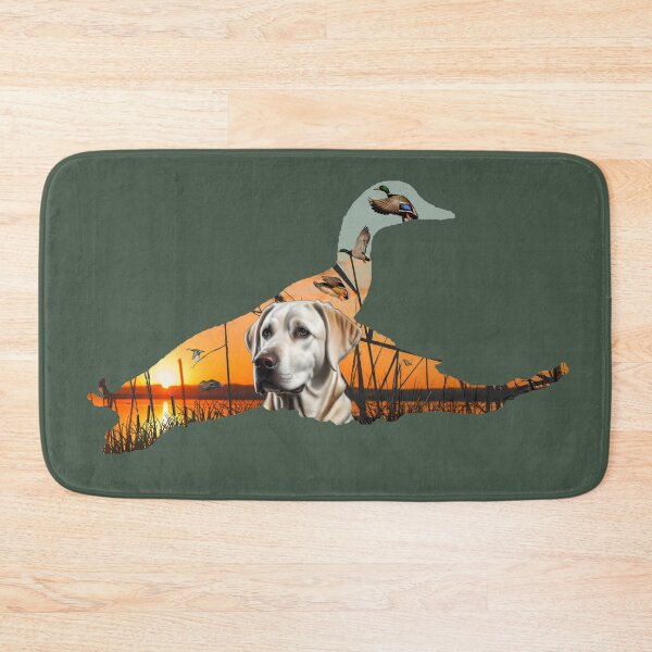 Item preview, White Labrador Retriever and Flying Mallards designed and sold by LifeCrush.