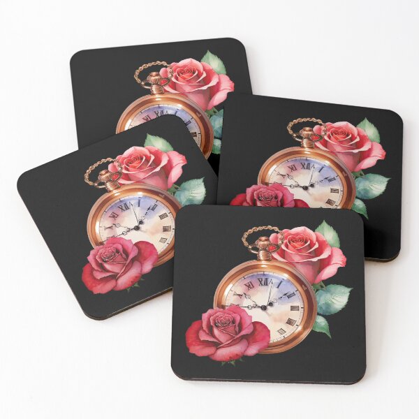 Item preview, Rabbit's Watch and Rose designed and sold by pixclipart.