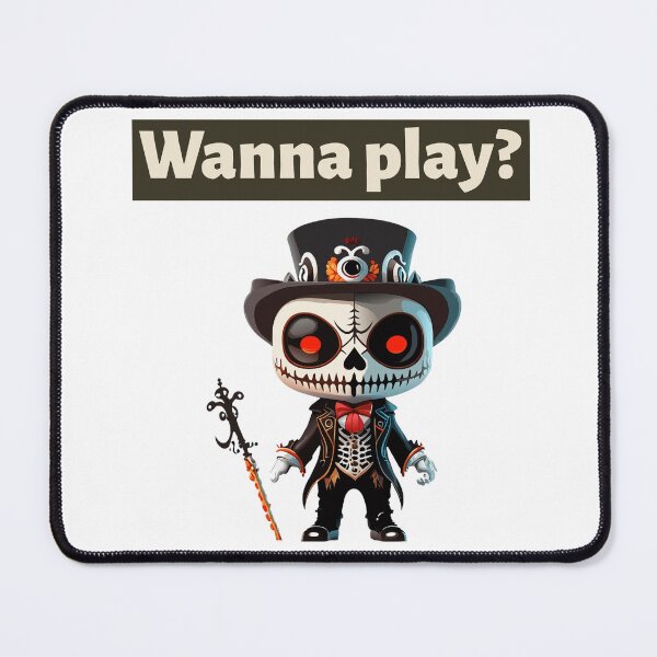 Item preview, Wanna Play? designed and sold by Pulse & Paws | Pop Culture Tees and Stickers.