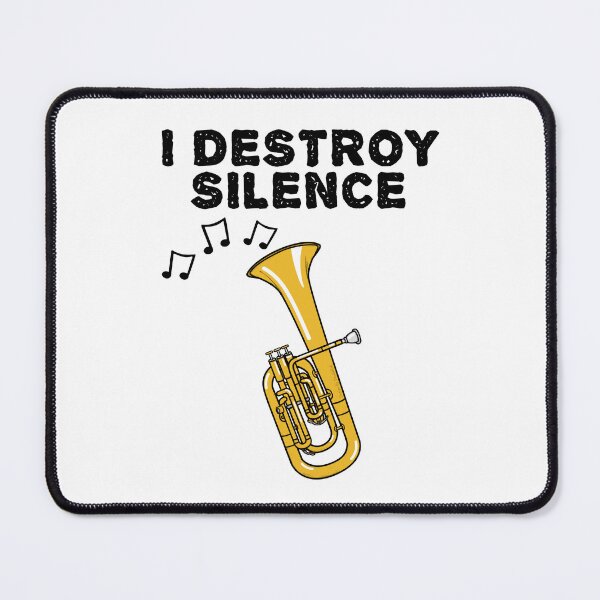 Item preview, Tenor Horn, I Destroy Silence, Hornist Brass Musician designed and sold by doodlerob.