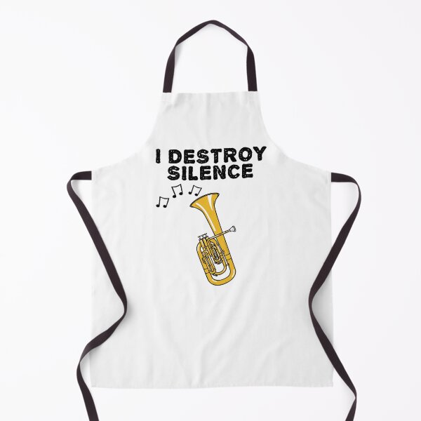 Item preview, Tenor Horn, I Destroy Silence, Hornist Brass Musician designed and sold by doodlerob.