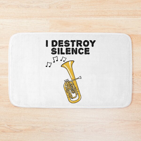 Item preview, Tenor Horn, I Destroy Silence, Hornist Brass Musician designed and sold by doodlerob.