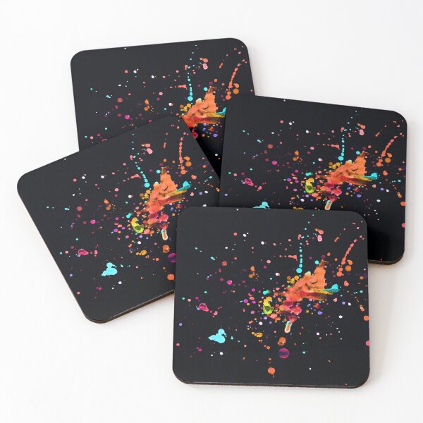 Item preview, Artistic Multi color Ink Splash designed and sold by House of Sadu by Craitza.