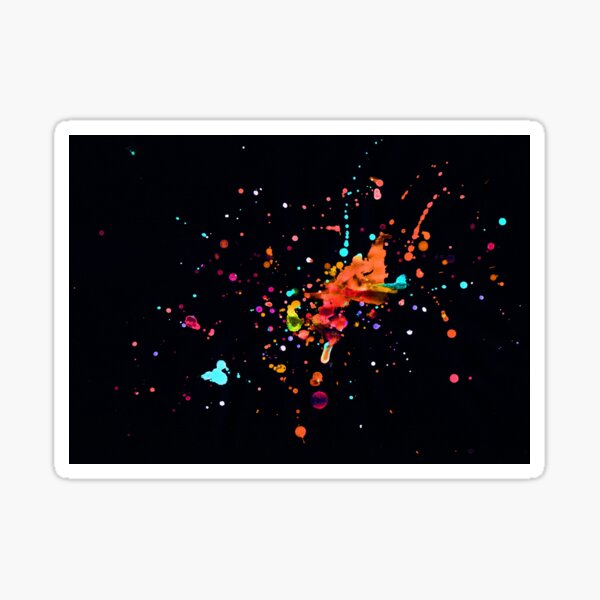 Item preview, Artistic Multi color Ink Splash designed and sold by House of Sadu by Craitza.