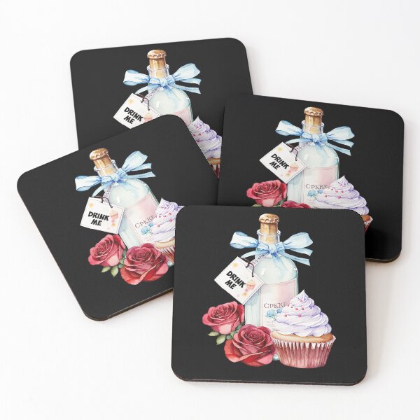 Item preview, Drink Me Wine and Cupcake designed and sold by pixclipart.