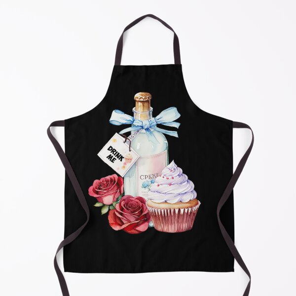 Item preview, Drink Me Wine and Cupcake designed and sold by pixclipart.