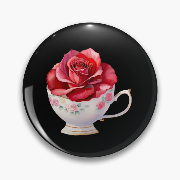 Item preview, Golden Teacup Rose designed and sold by pixclipart.