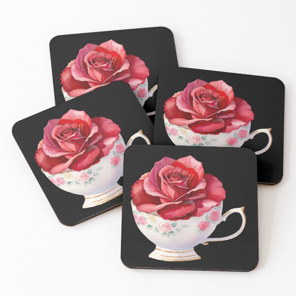 Item preview, Golden Teacup Rose designed and sold by pixclipart.