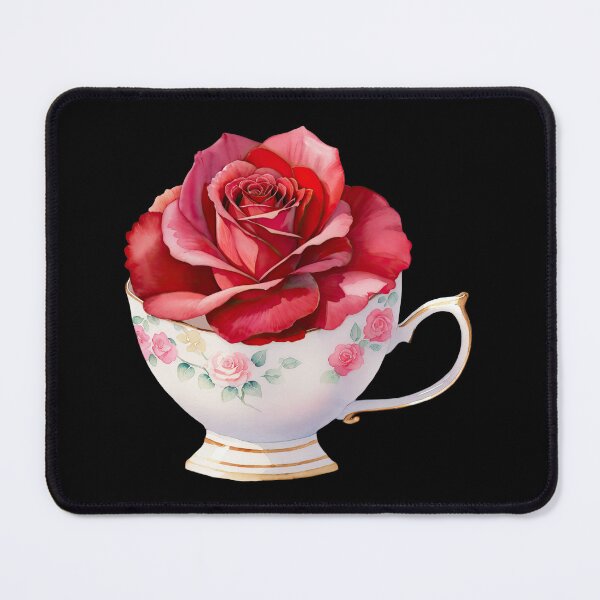 Item preview, Golden Teacup Rose designed and sold by pixclipart.