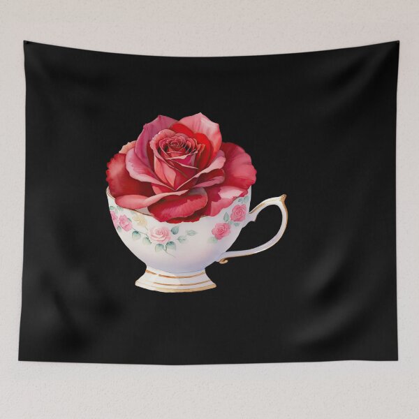 Item preview, Golden Teacup Rose designed and sold by pixclipart.