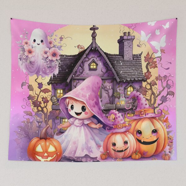 Item preview, Sweet Little Girl In Halloween designed and sold by AmberGingiKids.