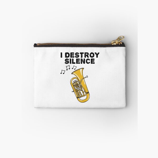 Item preview, Euphonium, I Destroy Silence, Euphoniumist Brass Musician designed and sold by doodlerob.
