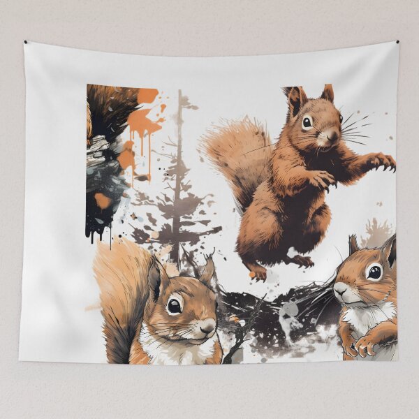 Item preview, Squirrel t-shirts designed and sold by ArtWearSplash.