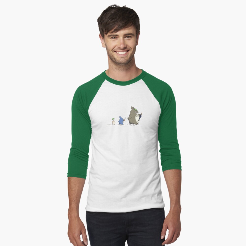 Vista previa del artículo con la obra «Camiseta ¾ estilo béisbol», diseñado y vendido por LucieBeeArt.